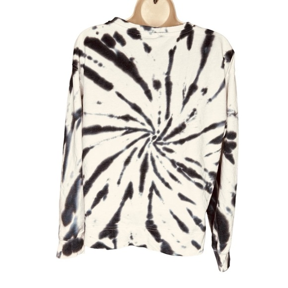Activ 8 Tie Dye Hookup Sweatshirt Black & White Women’s Size M‎ - Picture 5 of 9